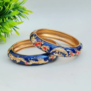 Blue Charm Bangles