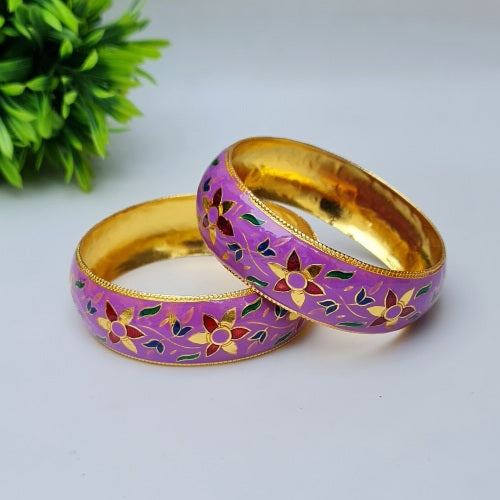 Lavender Dream Enamel Bangle