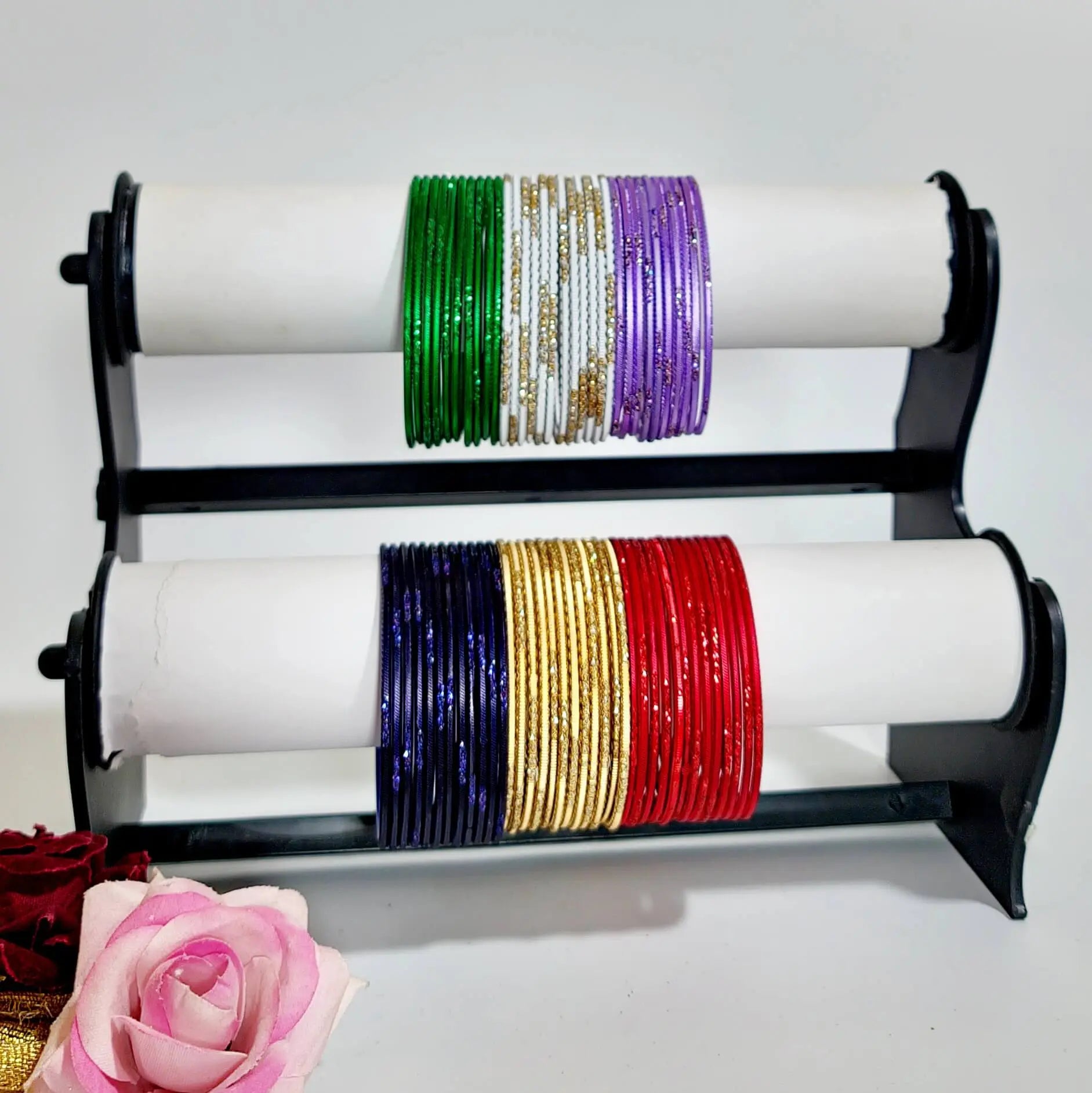 6 Dozen  Bangles Combo - Saajha Fashion