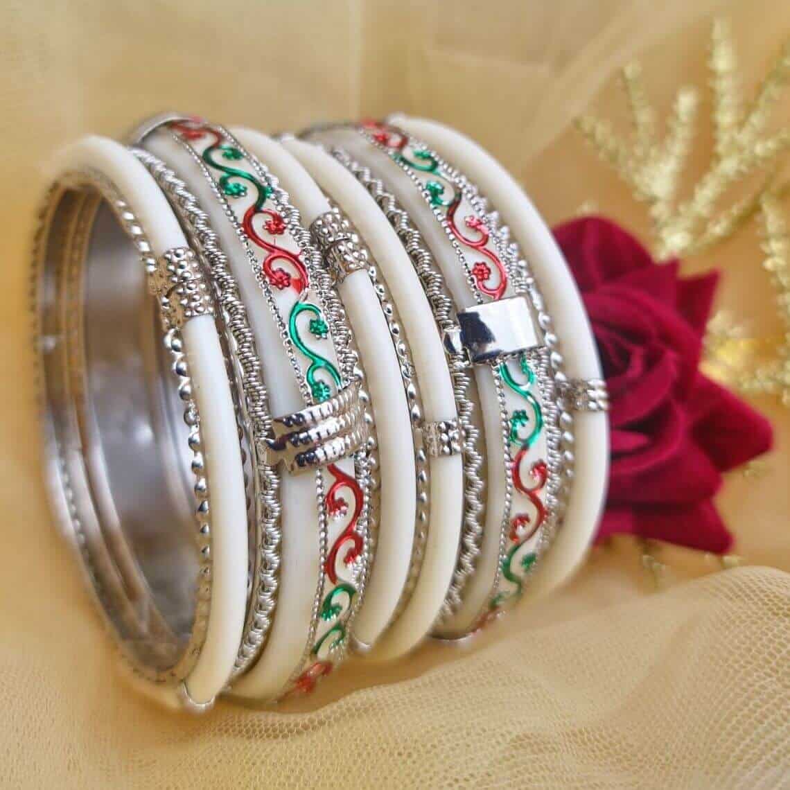 Shell Bangle Set - Saajha Fashion