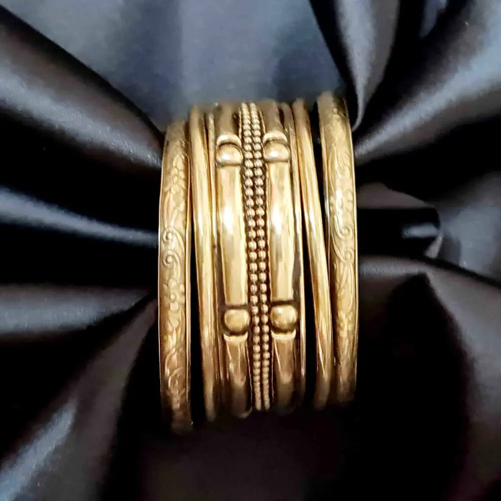 Brass Bangle Set - Saajha Fashion