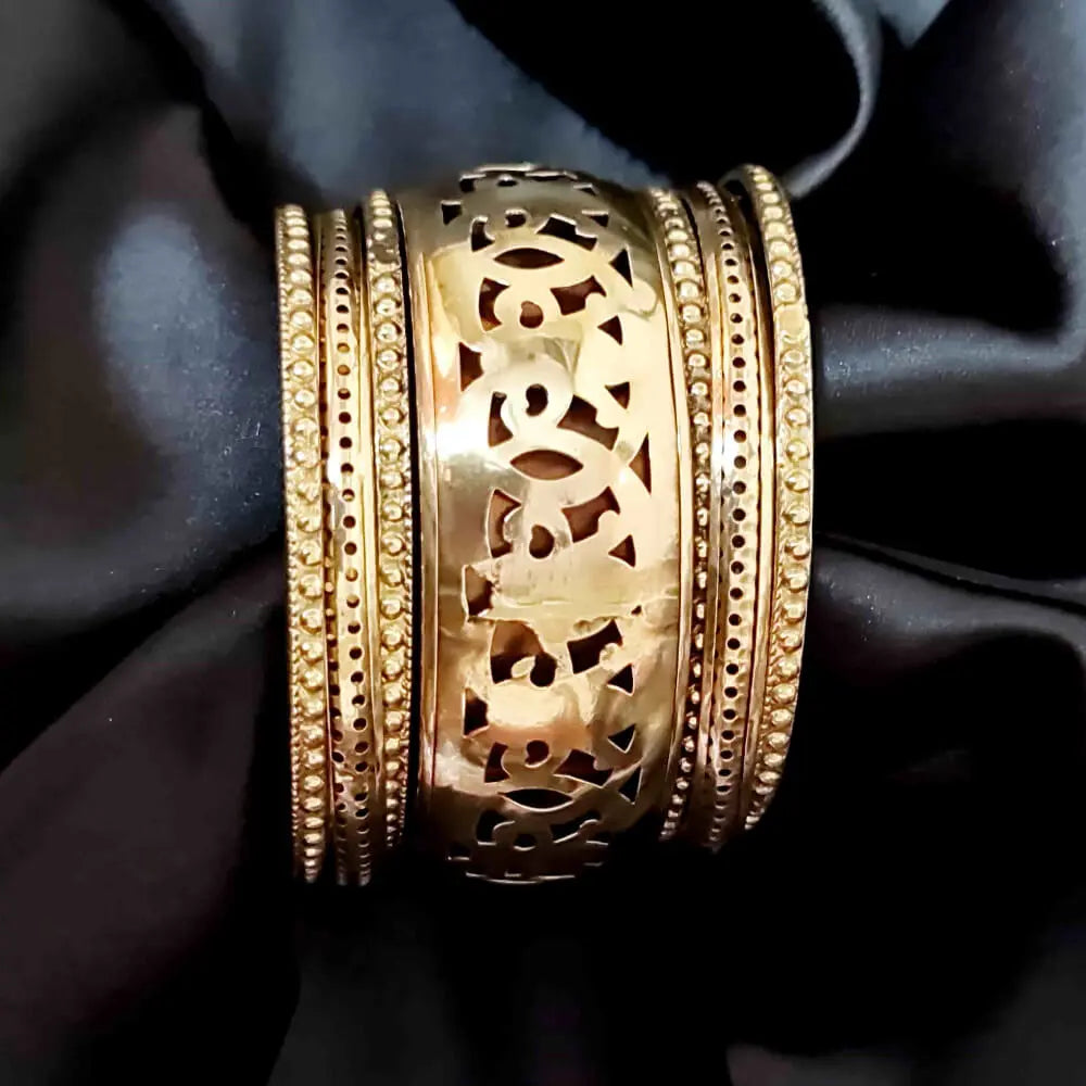 Brass Bangle Set - Saajha Fashion