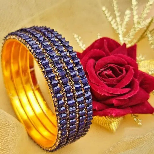 DelicateGathering Bangles Set - Saajha Fashion