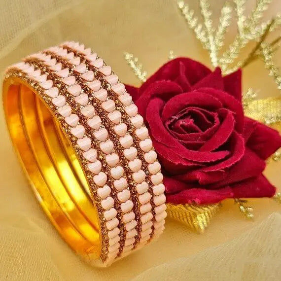 DelicateGathering Bangles Set - Saajha Fashion