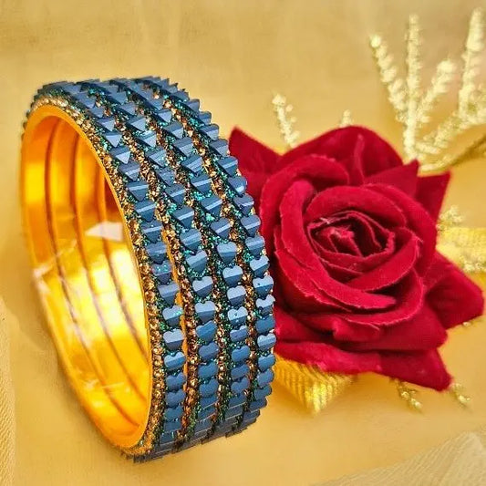 DelicateGathering Bangles Set - Saajha Fashion