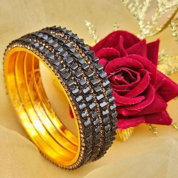 DelicateGathering Bangles Set - Saajha Fashion