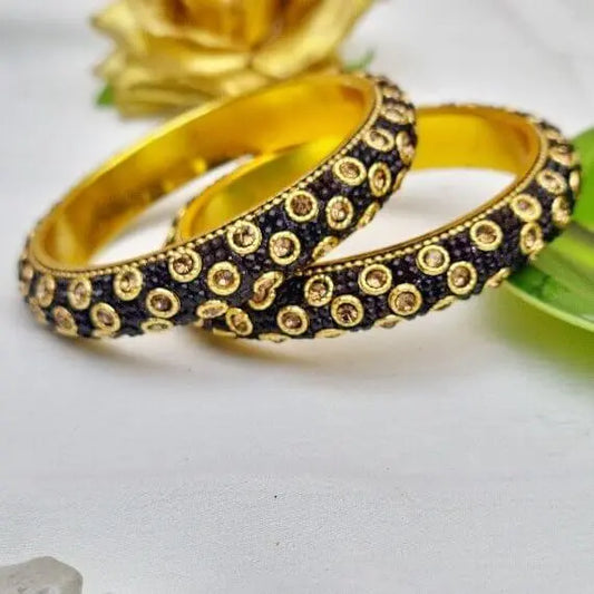 DazzlingDuo Bangles Set - Saajha Fashion