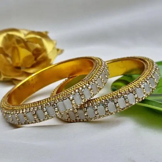 DazzlingDuo Bangles Set - Saajha Fashion