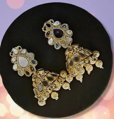 Beaded Elegance Jhumki - Saajha Fashion