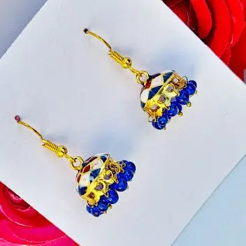 Meenakari Bliss Jhumki - Saajha Fashion