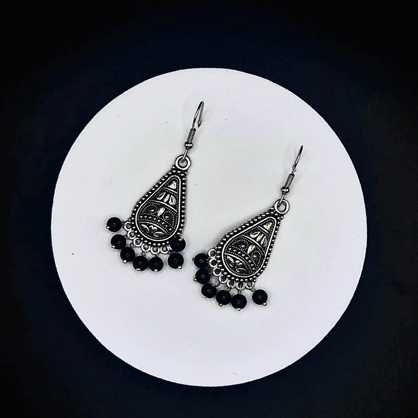 Enchanted Oxidised Earring - Saajha Fashion