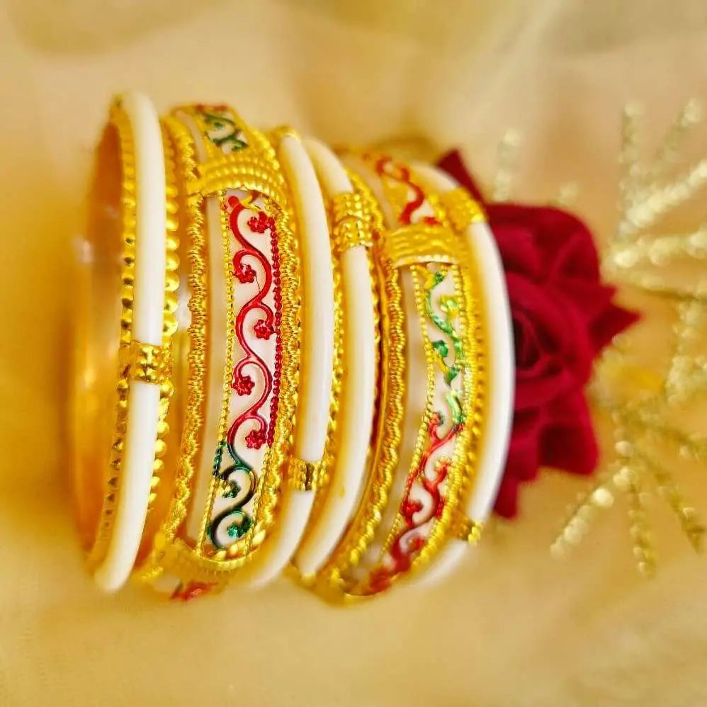 Shell Bangle Set - Saajha Fashion